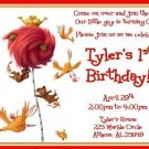The Lorax Invitations ~ Style #3