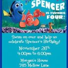 Finding Nemo Birthday Invitations ~ Style #2