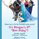 12 Printed Disney Frozen Invitations with envelopes ~ Style #3