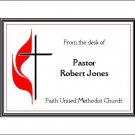 Methodist Pastor/Minister  Personalized Note Cards #2