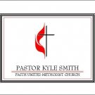 Methodist Pastor/Minister  Personalized Note Cards #3