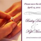 50 Personalized PHOTO Wedding Save The Date Cards #8