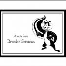 Pepe Le Pew Personalized Note or Thank You Cards