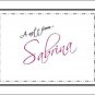 Stylish Names~Personalized Note or Thank You Cards