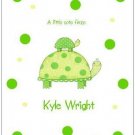 Turtles and Dots Personalized Note or Thank You Cards