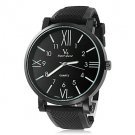 Men's Wrist Watch Dress Watch Roman Numerals Dial Silicone Strap - **DISCOUNT**