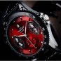 Men's Calendar Function Auto-Mechanical Steel Round Dial Quartz Analog Watch