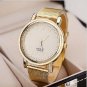 ** Women's Watch Fashionable Golden Case Alloy Band **