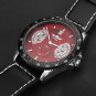 ** Men's Calendar Function Auto-Mechanical Steel Round Dial Analog Wrist Watch