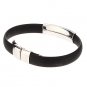 ** Men's The Vinyl Gecko Symbol Stainless Steel Bracelet **