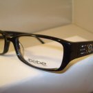 AUTH BEBE WOMENS EYEGLASSES 5031 CHAMPAGNE TOAST JET BLACK w/ BEBE CASE