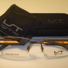 AUTH NEW MARIUS MOREL LIGHTEC EYEGLASSES 7141 SEMI RIMLESS GREY GO022 w/ CASE