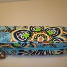 AUTH NEW VERA BRADLEY EYEGLASSES ZIPPERED CASE BALI BLUE # 16
