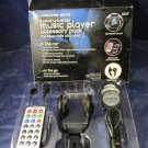 music player accessory pack for car wireless FM transmitter & remote & more