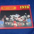 1978 Matchbox Catalogue Lesney Products Catalog