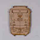 Amtrak GE Genesis Laser cut front view magnet