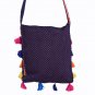 INDIAN BANJARA PATCHWORK VINTAGE HANDMADE EMBROIDERED BAG CROSS PURSE{13.5X11.8}