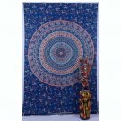 Indian Peacock Mandala Wall Hanging Hippie Beach Blanket Ethnic Decor Tapestry