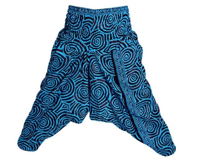 INDIAN ALI BABA HAREM "CIRCLE" PRINT WOMEN BOHO YOGA TROUSER GYPSY BOHO BAGGY