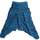 INDIAN ALI BABA HAREM "CIRCLE" PRINT WOMEN BOHO YOGA TROUSER GYPSY BOHO BAGGY