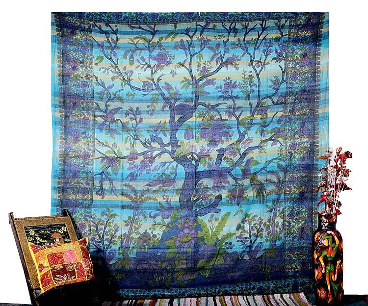 IndianTree of Life Hippie Bohemian Wall Hanging Tapestry Bedspread Ethnic Decor