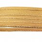 10yd Clear Rhinestone Crystal Gold Tone Charming Chain Bridal Dress Costume Trim