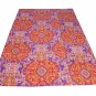 Indian Twin Kantha QuiltsThrow Gudari Ralli Cotton Hand Reversible Bedspread