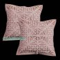 HANDMADE ORGANDI COLOUR WORK CASE CUSHION PILLOW COVER INDIAN HOME DECOR FINE