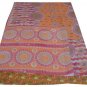 Kantha Vintage Handmade Quilt Bedding Cotton Reversible Blanket Throw Gudari2899