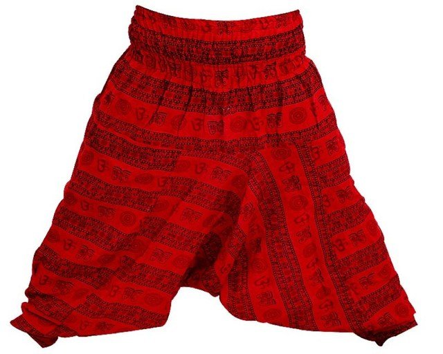 INDIAN CLASSIC"OM" HAREM BOHO WOMEN YOGA GYPSY BOHO TROUSER BAGGY ALI BABA PAINT