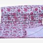 Indian Floral Twin Kantha Quilt Reversible Blanket Throw Bedspread Ralli Gudari