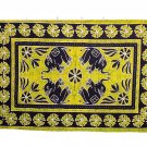INDIAN ELEPHANT MANDALA COTTON WALL HANGING HIPPIE HOP BEDSHEET VINTAGE TAPESTRY