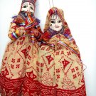 5 Pair of Rajasthani Indian Puppets Home Decorative Home Decor Curtains Decor