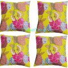 16" Indian Handmade Traditional Kantha Cushion Cover Ethnic Home Decor -2927