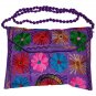 INDIAN NEW NICE BAG WEDDING STYLE CLUTCH MULTI COLOR HAND BEADED HANDMADE PURSE