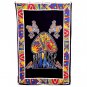 TREE&FROG PRINT COTTON BEDSPREAD WALL HANGING INDIAN BEDSHEET TAPESTRY DECOR ART