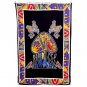TREE&FROG PRINT COTTON BEDSPREAD WALL HANGING INDIAN BEDSHEET TAPESTRY DECOR ART
