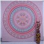 Indian Bird&Elephant Mandala Bohemian TableCloth Bedspread Wall Hanging Tapestry