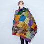 Beautiful Handmade Indian Silk Shawl / Scarf / Wraps Handmade Sari Kantha Shawl