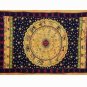 Indian Horoscope Zodiac Astrology Twin Wall Hanging Tapestry Hippie Bedsheet Art