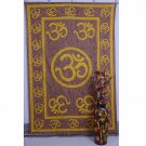 Indian "Om" Mandala Wall Hanging Tapestry Yoga Hippie Curtain Bedspread Bedsheet