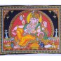 Indian Beautiful hindu god elephant ganesha painted ganesh wall hanging tapestry