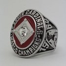 St Louis Cardinals 1964 world series championship ring GIBSON baseball size 11 Back Solid