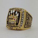 2005 Pittsburgh Steelers XL Super bowl championship ring size 11 Back Solid