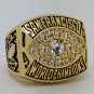 1981 San Francisco 49ERS XVI Super bowl championship ring MONTANA size 11 Back Solid