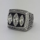 1983 Los Angeles Raiders XVIII Super bowl championship ring MCCALL size 11 Back Solid