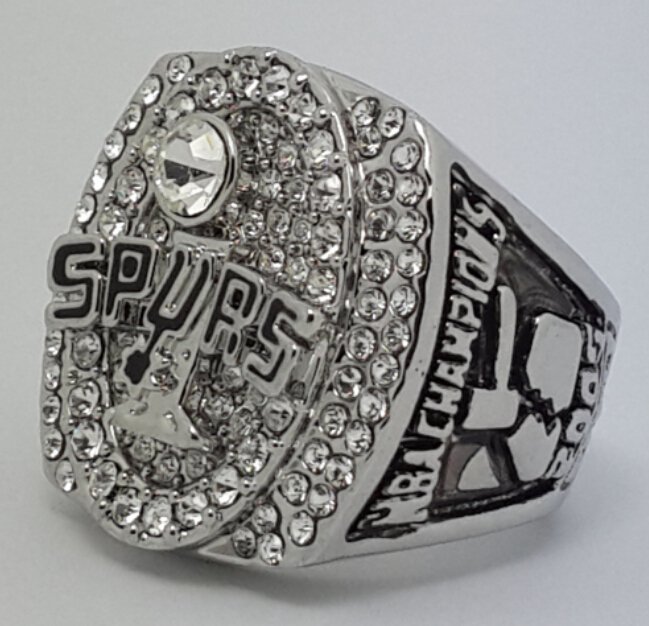 San Antonio Spurs 2005 Duncan Dynasty Basketball championship ring size ...