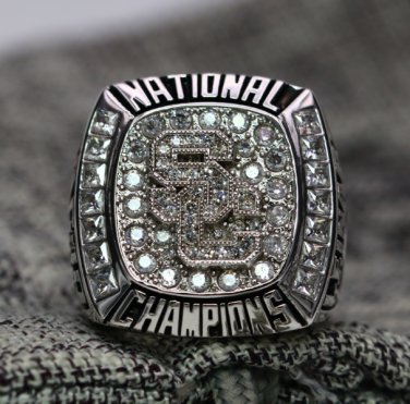2004 USC South California Trojans PAC-10 National Championship ring Size 8 9 10 11 12 13 14