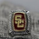 2009 USC South California Trojans Rose Bowl Championship ring Size 8 9 10 11 12 13 14
