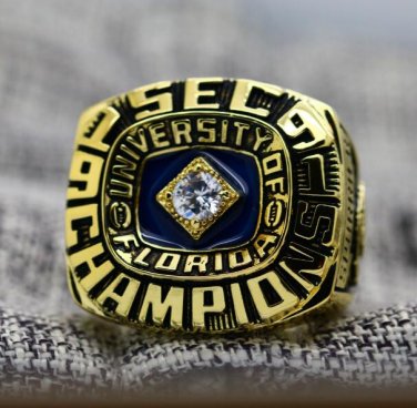 1991 Florida Gators SEC National Championship ring Size 8 9 10 11 12 13 14